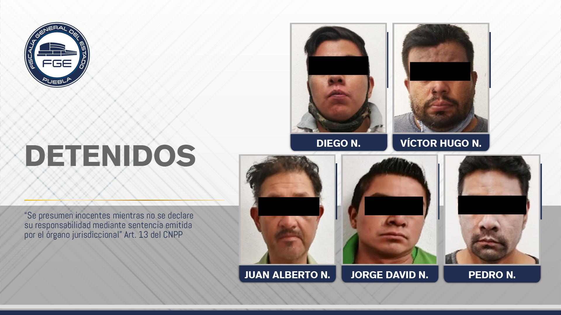 Detuvo Fiscalía a banda de secuestradores, 3 son de Veracruz