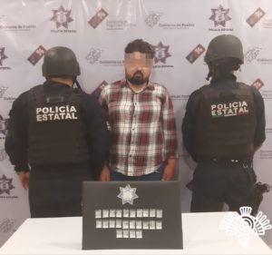 Policías Estatal y de Tehuacán detienen a colombiano operador del sistema “gota a gota”