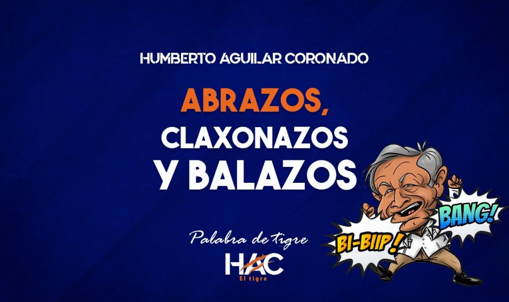 Abrazos, claxonazos y balazos