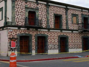 Registra daños la Casa del Caballero Águila en San Pedro Cholula