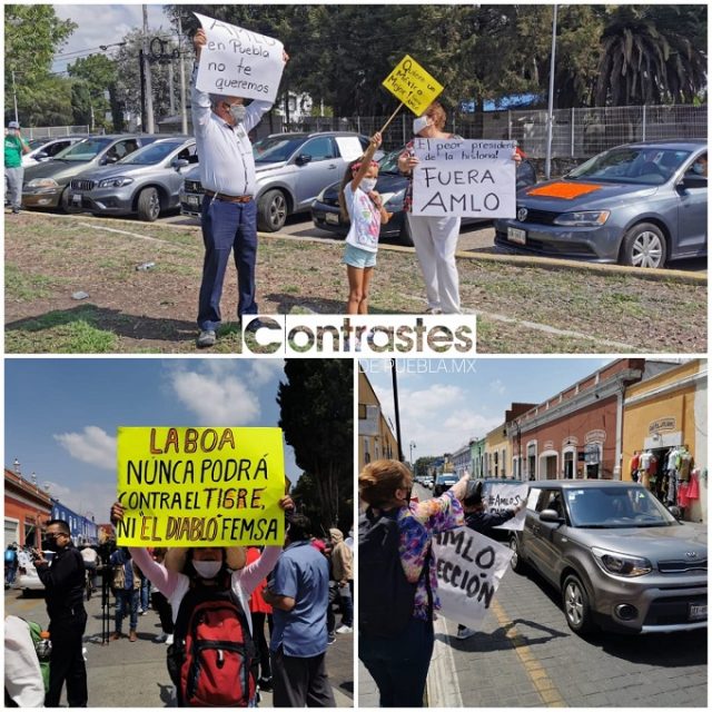 AMLO divide a Puebla: unos lo aman y otros lo odian