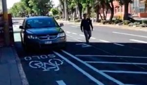 No habrá sanciones para automovilistas que obstruyan las ciclovias emergentes