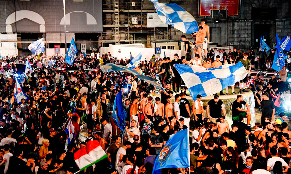 La OMS condena festejos en Nápoles tras ganar la Copa Italia: “Duele ver estas imágenes”