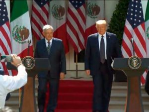 Emiten López Obrador y Trump declaración conjunta