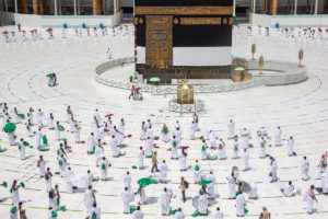Así luce la gran peregrinación a La Meca en tiempos de covid
