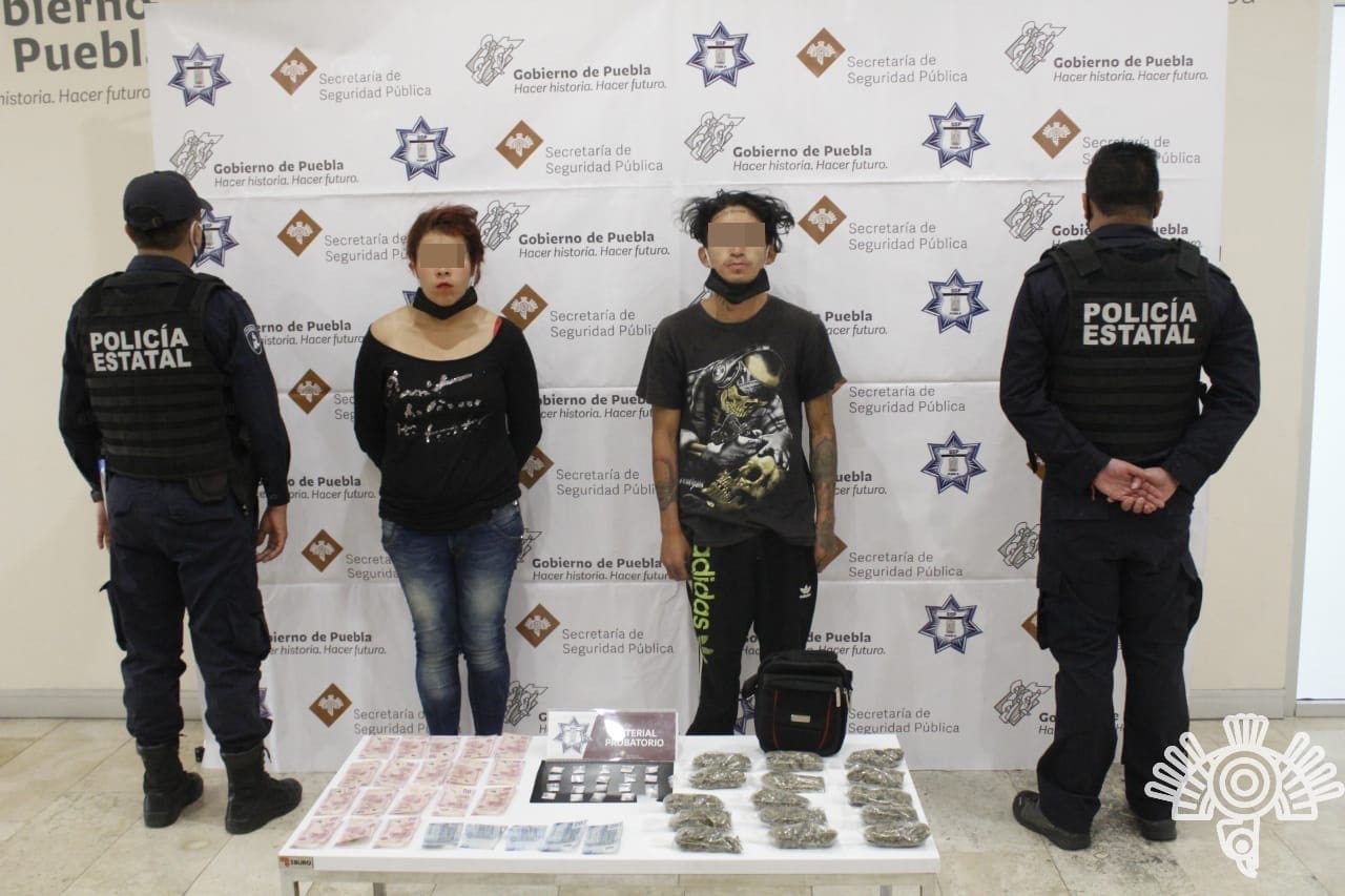 Detiene Policía Estatal a dos narcomenudistas de “Los Michoacanos”