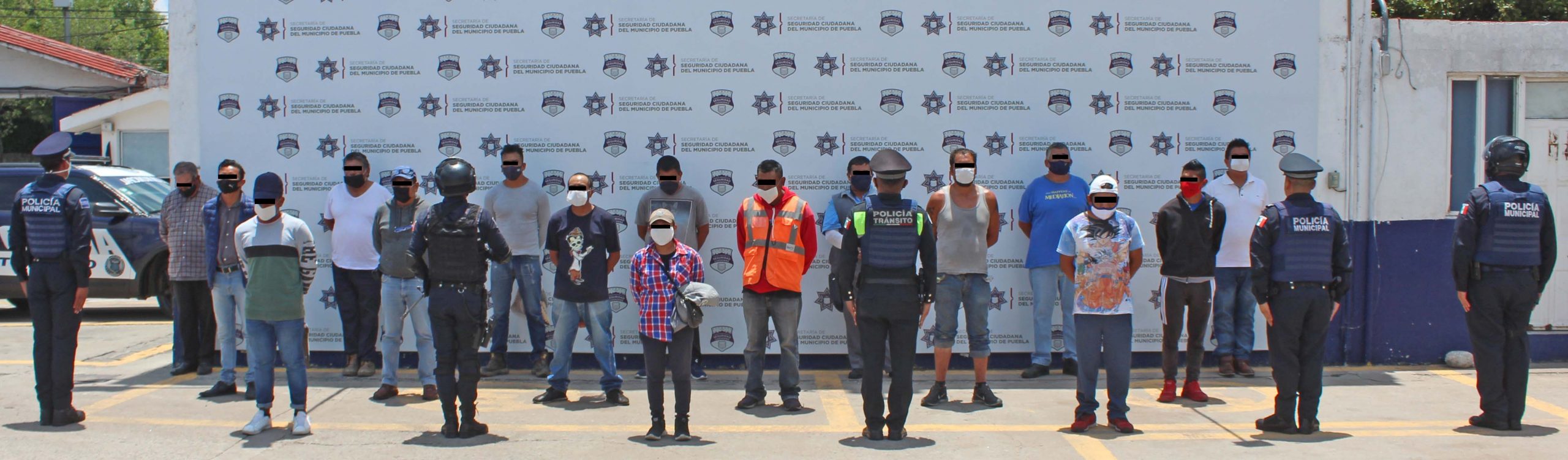 Ubicó y detuvo Policía Municipal a 16 probables extorsionadores del transporte público