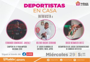 Con actividades en línea, IMDP fomenta el deporte durante emergencia sanitaria