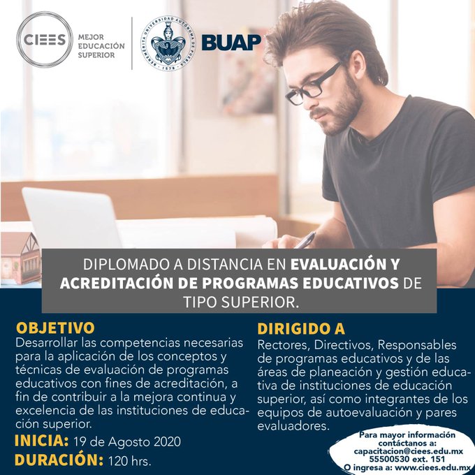 BUAP y CIEES presentaron el Diplomado a distancia en Evaluación y Acreditación de Programas Educativos