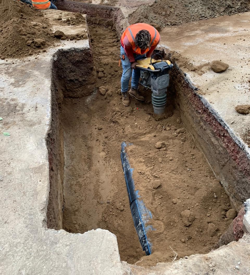 Para beneficiar a más de 2 mil habitantes, Agua de Puebla realiza Obra de Reforzamiento de la Línea de Conducción de agua