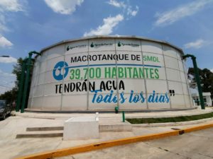 Agua de Puebla Refuerza las “Líneas Oriente y Norte”, para conducir el agua del Macrotanque Parque Ecológico