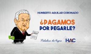 ¿Pagamos para pegarle?