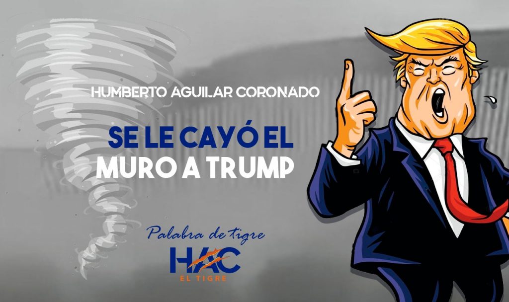 Se le cayó el muro a Trump