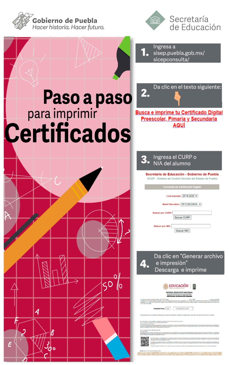 Anuncia SEP que ya puedes descargar tu certificado