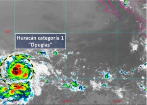 Douglas se convierte en el primer huracán categoría 1 de la temporada en el Pacífico