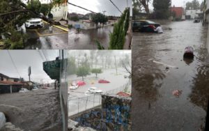 Lluvia ocasiona inundaciones y caída de árboles en algunas zonas de Puebla