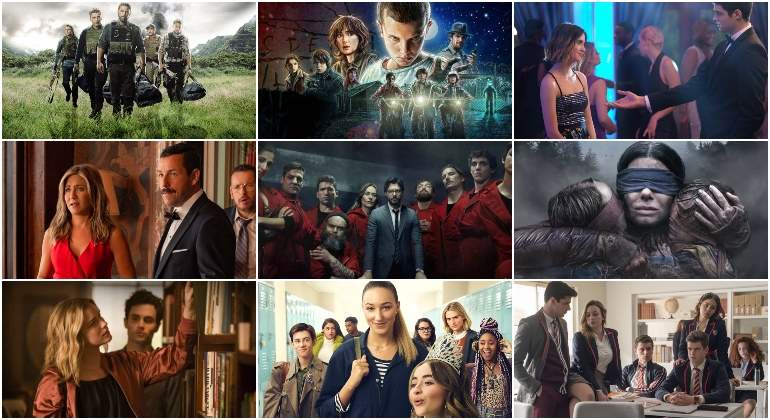 Netflix revela por primera vez sus 10 películas originales más vistas