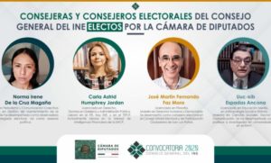 Ellos son los nuevos consejeros del INE; formación y trayectoria