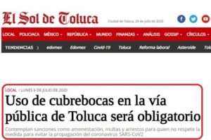 Uso de cubrebocas ya es obligatorio, aplican multas y arrestos… pero no en Puebla