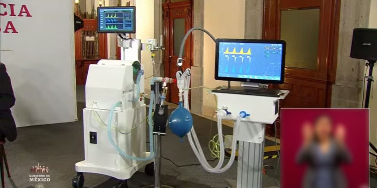Presentan los ventiladores ‘Ehécatl 4T’ y ‘Gätsi’ para atender a pacientes con COVID-19
