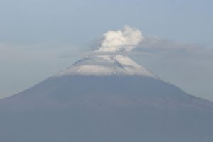 El volcán Popocatépetl emitió 21 exhalaciones en las últimas 24 horas