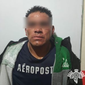 Detiene policía Estatal y municipal a hombre armado en Texmelucan