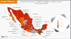 Puebla continua en semáforo rojo de contagios de covid-19 : AMIS