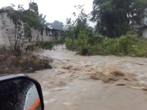 Se registran afectaciones en ocho municipios por lluvia