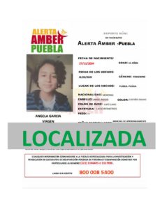 Resultado de la activación de Alerta Amber, se localizó a menor de edad