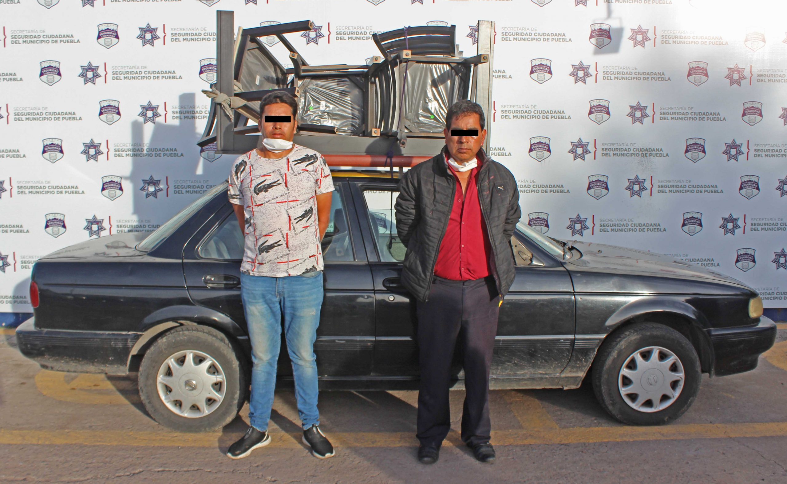 Por el delito de robo a casa habitación fueron de tenidos dos hombres en la colonia Construcción de la Paz