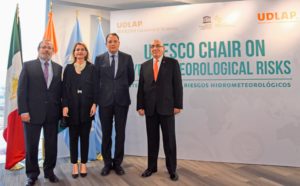 La UDLAP renueva su Cátedra UNESCO de Riesgos Hidrometeorológicos
