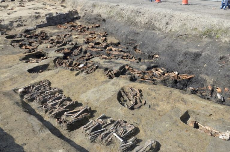 Encuentran más de mil 500 huesos humanos en una tumba de Osaka