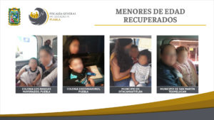 Fiscalía de Puebla devolvió a sus madres a cinco menores de edad