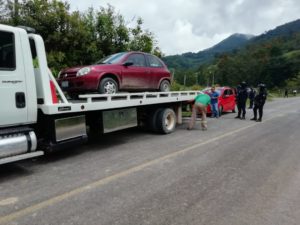 Detienen SMT, Policía Estatal y Guardia Nacional unidades piratas en Ahuacatlán