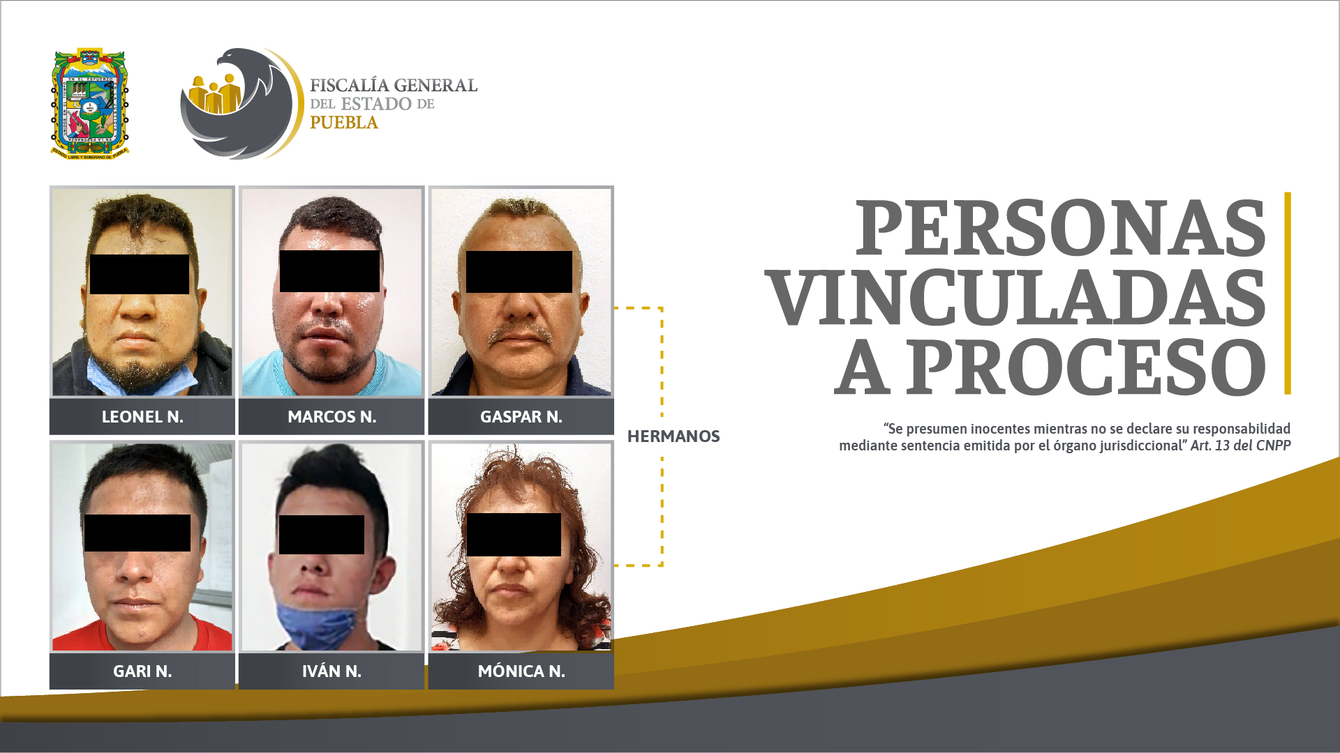 Vinculan a proceso a banda de secuestradores; operaban en Morelos, Estado y Ciudad de México