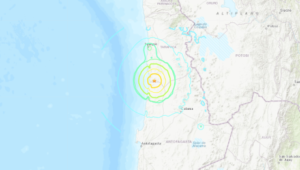Se registra sismo de magnitud 6.3 en Chile