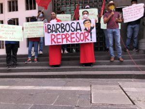 Antorcha Campesina llama al gobernador de Puebla “BarbosaGolpeador”
