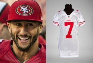 Camiseta de la NFL de Kaepernick podría alcanzar los 100 mil dólares en una subasta