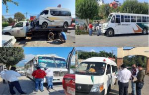 Sanciona SMT 21 unidades de transporte público en la Sierra Norte