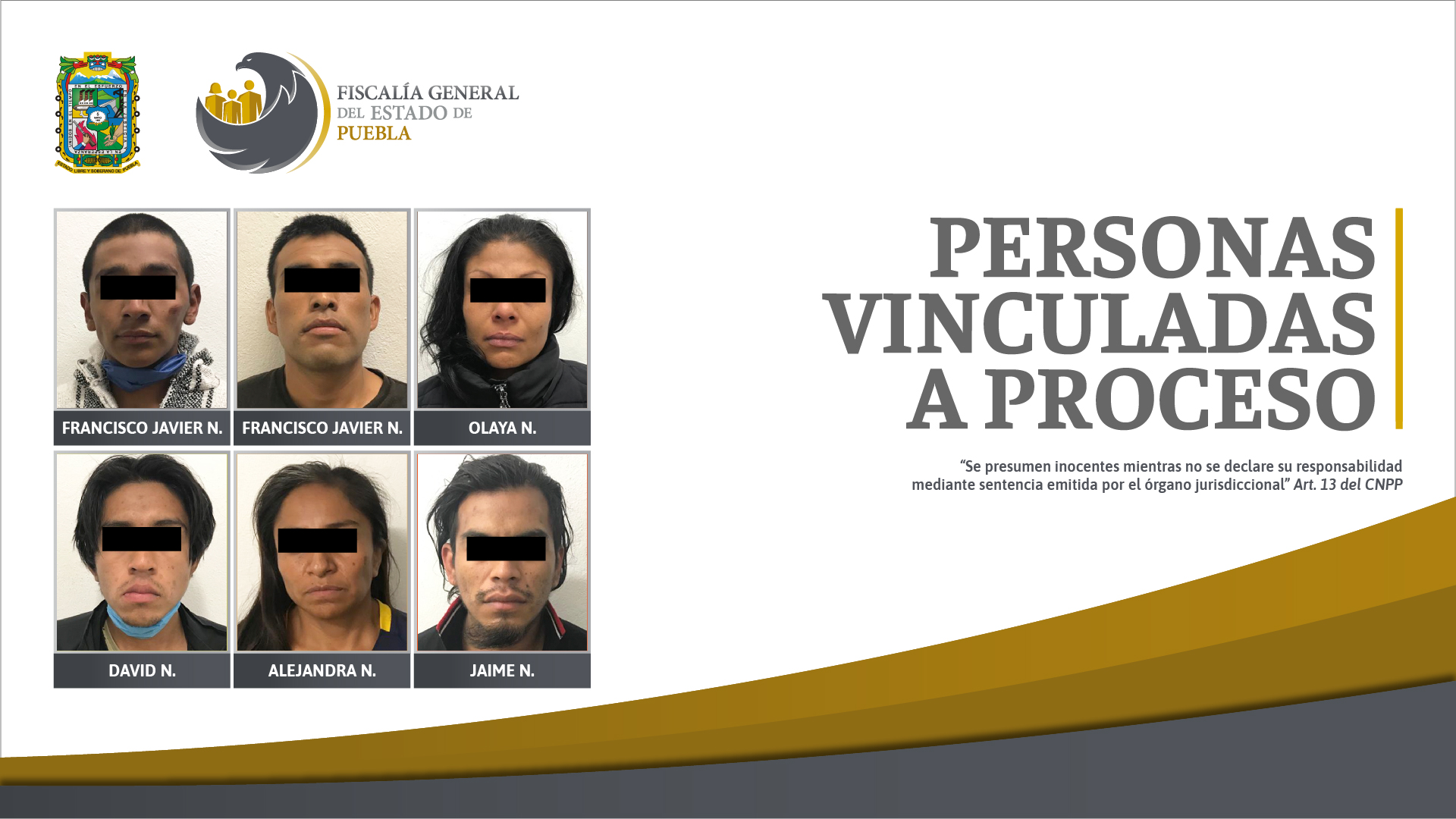 Fiscalía desarticuló banda de secuestradores en Almecatla, están en prisión