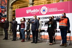 Ayuntamiento de Puebla conmemora Día Nacional de Protección Civil