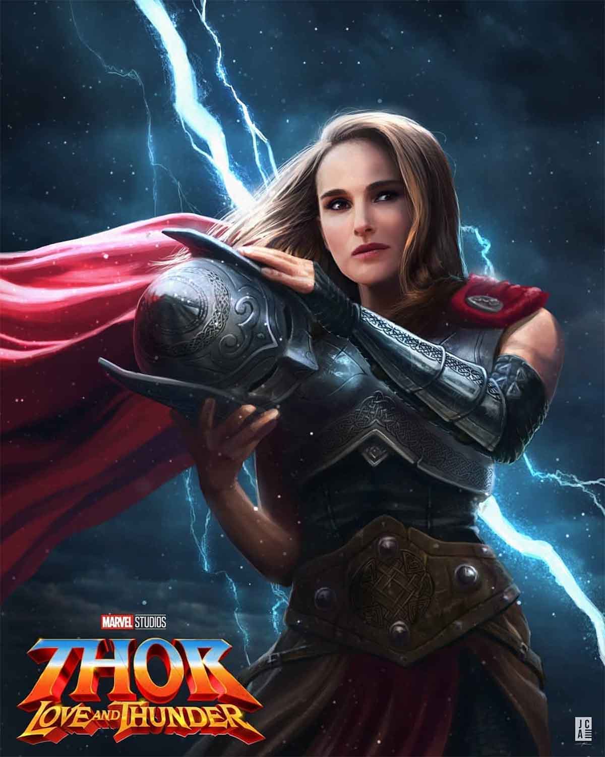 Así luce Natalie Portman como nueva ‘Thor’ en ‘Love and Thunder’