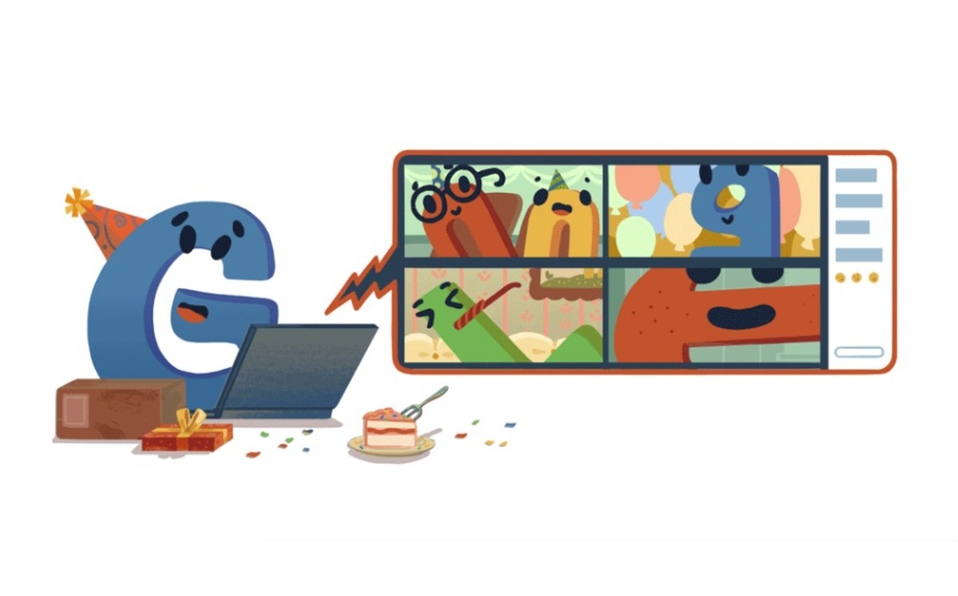 Google celebra su 22 aniversario con este doodle