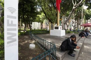 Lamentablemente se vandalizan los puntos de internet en al ciudad