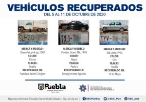 Remitió Policía Municipal 17 vehículos al Ministerio Público; 11 unidades cuentan con reporte de robo