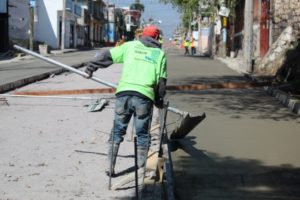 Con una inversión de más de 23 mdp se rehabilita con concreto hidráulica vialidad en Ignacio Romero Vargas