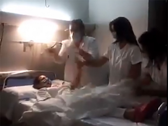 Enfermera finge morir de covid para baile ‘viral’; causa polémica