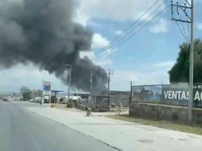 Explosión en fábrica sacude a la capital de SLP