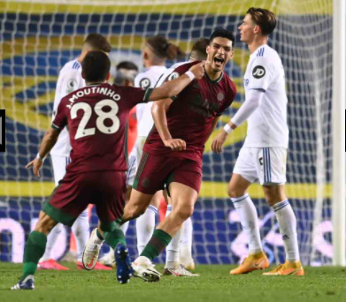 Raúl Jiménez da la victoria a los Wolves sobre el Leeds
