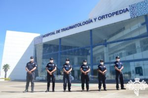 Refuerza Policía Auxiliar vigilancia en Hospitales y Centros de Salud